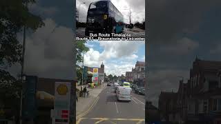 Bus Route Timelapse Route 51  Braunstone to Leicester bus automobile travel arriva route1 [upl. by Aivul]