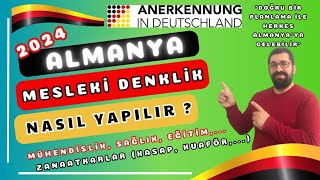 Almanya Mesleki Denklik Nasıl Alınır  Hangi Meslek Nereye Başvurmalı  Hangi Evraklar Gerekli [upl. by Armyn]