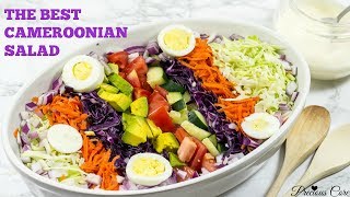 Cameroonian Vegetable Salad and Salad Cream  Precious Kitchen  Ep 38 [upl. by Ranique]