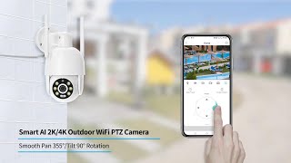 ONVIF WIFI Camera  The Best Security AI Camera in 2022 Techage CCTV Camera Review [upl. by Aseneg]