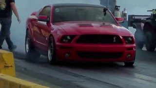 2007 Shelby GT500 vs 2015 Challenger SRT Hellcat [upl. by Emilie697]