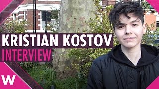 Kristian Kostov Bulgaria 2017  London Eurovision Party  INTERVIEW [upl. by Sabine]