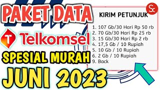 INFO PAKET SUPER MURAH TELKOMSEL  Kode Dial Murah Telkomsel Edisi Bulan Juni 2023 Terbaru [upl. by Catt]