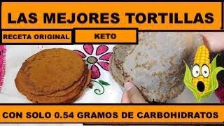 TORTILLAS KETO PARECIDAS A LAS DE MAIZ🌽 [upl. by Adlai]