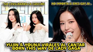 YUJIN amp YOUNGJI VIRALES AL CANTAR BONR THIS WAY DE LADY GAGA SIN CENSURA EN EVENTO COREANO [upl. by Eiznil252]