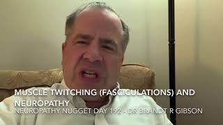 Muscle Twitching Fasciculations And Neuropathy [upl. by Sidwel]