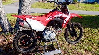 INSANE CRF110F PIT BIKE BUILD  Start to Finish [upl. by Nalyad641]