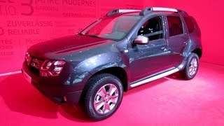 2014 Dacia Duster 4WD  Exterior and Interior Walkaround  2013 Frankfurt Motor Show [upl. by Nylodam]