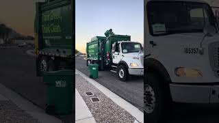 Waste Management recycle pickup with a spare driver 112123 [upl. by Learsi]