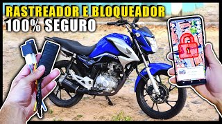 MELHOR RASTREADOR E BLOQUEADOR PARA A SUA MOTO [upl. by Taffy203]