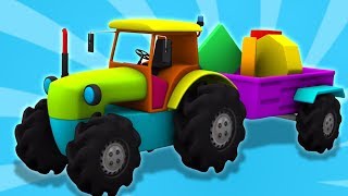 traktor för barn  leksaker för barn  lantbruksfordon  Toy Tractor Unboxing  Kids TV Svenska [upl. by Byrd]