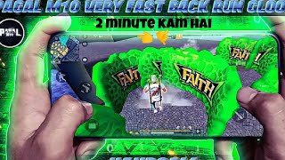 How To Confuse Enemy With Pagal M10 Very Fast Back Run Gloo Wall  Pagal M10 Handcam Gloo Wall Trick [upl. by Gnel]