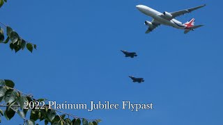 2022 Platinum Jubilee Flypast [upl. by Jessalyn]