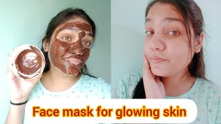 Face mask for glowing and clear skinglowing skin face maskHome made face mask for clear skin [upl. by Nainatrad]