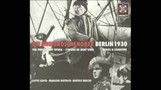 Das Lied von der unzulänglichkeit des menschlichen Strebens WeillBrecht [upl. by Townshend729]