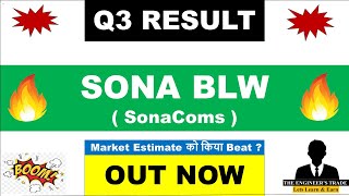 Sona Blw Q3 Results 2024  Sona Blw results today  Sona Blw dividend 2024  Sona Blw latest news [upl. by Natsyrt50]