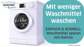 Waschmittel sparen mit Natron [upl. by Norita]