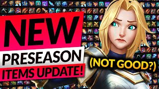 NEW ITEMS UPDATE Could RUIN League of Legends  LoL Preseason Dev Diary Reaction [upl. by Emsoc138]