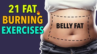 Burn Belly Fat Smarter With These 21 Comprehensive Exercises At Home [upl. by Nylirak]