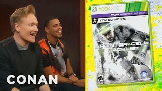 Clueless Gamer Conan Reviews quotSplinter Cell Blacklistquot With JCole  CONAN on TBS [upl. by Hump]