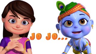 Jo Achyutananda Jo Jo  Nursery Rhymes And Baby Songs  Minnu and Mintu Telugu Rhymes [upl. by Llednahs]