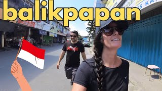 Local BALIKPAPAN EAST KALIMANTAN BORNEO shocked US 🇮🇩 visiting baru ilir Indonesia Travel Vlog [upl. by Ennalorac]