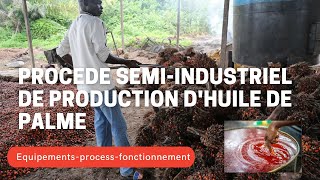 Meilleur procédé semiindustriel de production dhuile rouge [upl. by Kellsie]