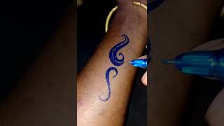 Tribal tattoo designs on hand [upl. by Luehrmann]