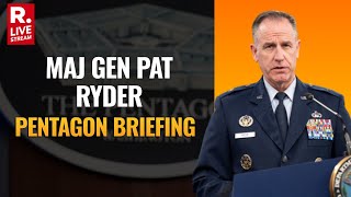 Pentagon Press Briefing Maj Gen Pat Ryder Briefs Press On Mysterious US Drones [upl. by Gore]