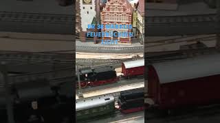 MODELLEISENBAHN MÄRKLIN DIGITAL ANLAGE H0 BR 38 MIT OFFENER RAUCHKAMMER TÜR [upl. by Aili215]