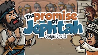 The promise of Jephthah  Animated Bible Stories  My First Bible  44 [upl. by Elyk]