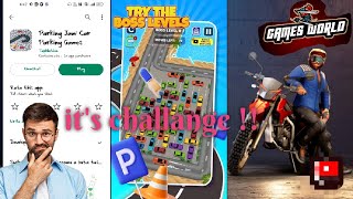 parking jam car parking games  car parking lot management Games World [upl. by Aynnat]