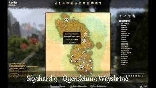 ESO Skyshard Locations Auridon [upl. by Ehpotsirhc]