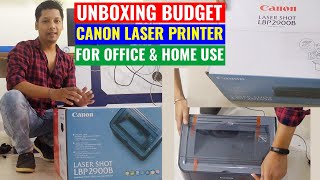 Unboxing Canon Printer LBP2900B I How to install Canon LBP 2900B Printer Driver [upl. by Rellia302]