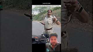 Ladies police ka behave automobile motovlog funny comedy bike biker swiggyvlog [upl. by Killian25]