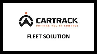 Cartrack Fleet Management Software  Walk Through [upl. by Werdma]