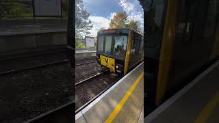 Tyne and Wear Metro 4008 arriving at Wansbeck Road for South Hylton [upl. by Eelsew561]