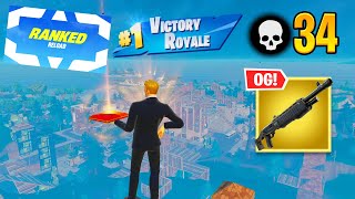 Fortnite Ranked Reload  High Kill Solo vs Squads OG Gameplay Keyboard amp Mouse [upl. by Tnayrb9]