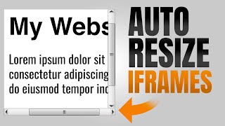 How to Automatically Resize an iFrame Using iFrameResizejs [upl. by Chanda]