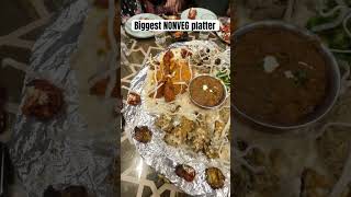 Biggest Non veg platter in World shorts food chicken biryani persiandarbar [upl. by Lawford]