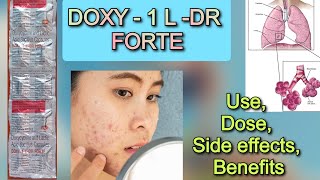 Acne मुहांसे Doxycycline capsules uses in hindi  Doxy 1 L DR Forte capsules use [upl. by Assilat842]