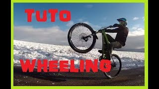 Comment faire des wheelingroue arrière TUTO VTT [upl. by Parent369]