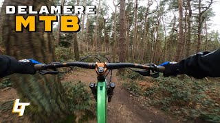 DELAMERE FOREST MTB  JUMPS DOWNHILL AND SECRET TRAILS [upl. by Atikim]