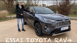 ESSAI NOUVEAU TOYOTA RAV 4  218 chevaux et 0 malus [upl. by Maegan]