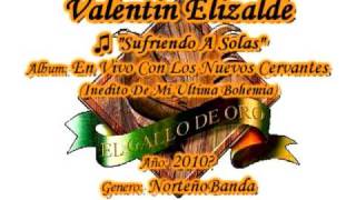 Sufriendo A Solas Inedito  Valentin Elizalde [upl. by Akcebar]