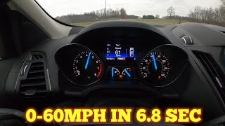 2017 Ford Escape Titanium 20L Ecoboost AWD 060 MPH [upl. by Crysta]