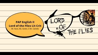 Lord of the Flies Lit Crit Annotated Bibliography [upl. by Tik769]