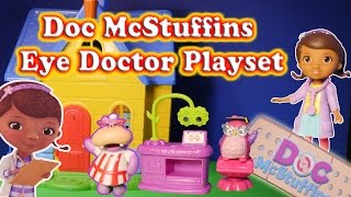 Unboxing the Doc McStuffins Eye Doctor Play Set with Hallie [upl. by Artemis]