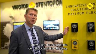 Zenitel’s CEO Kenneth Dåstøl at Nor Shipping 2017 [upl. by Aihpledalihp]