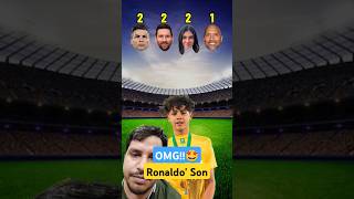 Ronaldo Jr vs Thiago Messi vs Broski vs Hasbulla🤩⚽ [upl. by Nevek]